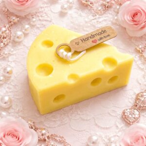 Swiss Cheese Wedge Candle